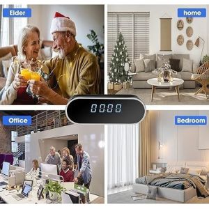 Buy cheap Wifi Mini Hidden Camera Alarm Clock Security Camera 1080p HD Recording from wholesalers