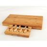 Buy cheap Custom Sustainable Kitchen Cutting Board Natural Bamboo Charcuterie Cheese Board Set from wholesalers