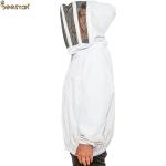 S-2XL Zippered Hood Beekeepers Protective Clothing Economic Type Bee Jacket