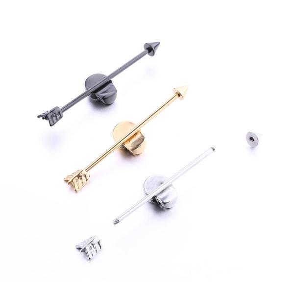 Buy cheap Hot Sale Skull Industrial Piercing Industrial Barbell Body Piercing Jewelry from wholesalers