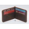 Buy cheap 11.5x8x1cm 0.06kg Mens PU Leather Wallet Money Clip Card Holder Slim Bifold BM from wholesalers