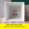 Buy cheap Japanese Cherry Blossom White Round Rectangle Square Baking Dessert Bowl Restaurant Ceramic Dinner Plate And Mug from wholesalers
