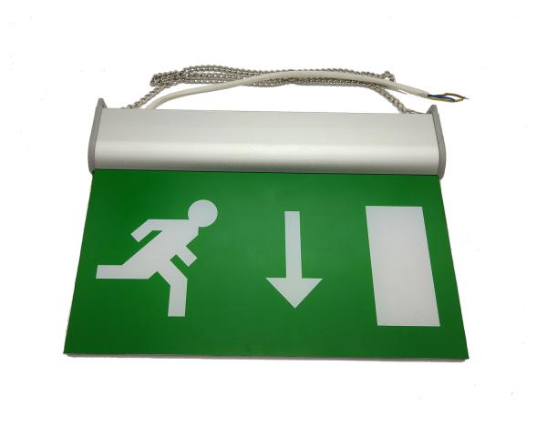 Buy cheap 3 Hours Rechargeable Battery Operated Double Sided Emergency Exit Sign from wholesalers
