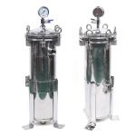 Stainless Steel 304 316 Liquid Bag Filter Housing 10 inches 20 inches for