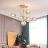 Buy cheap Modern Glass Ball Chandeliers for Dining Room Kitchen Living Room Bedroom Hanging modern led chandeliers(WH-MI-283) from wholesalers