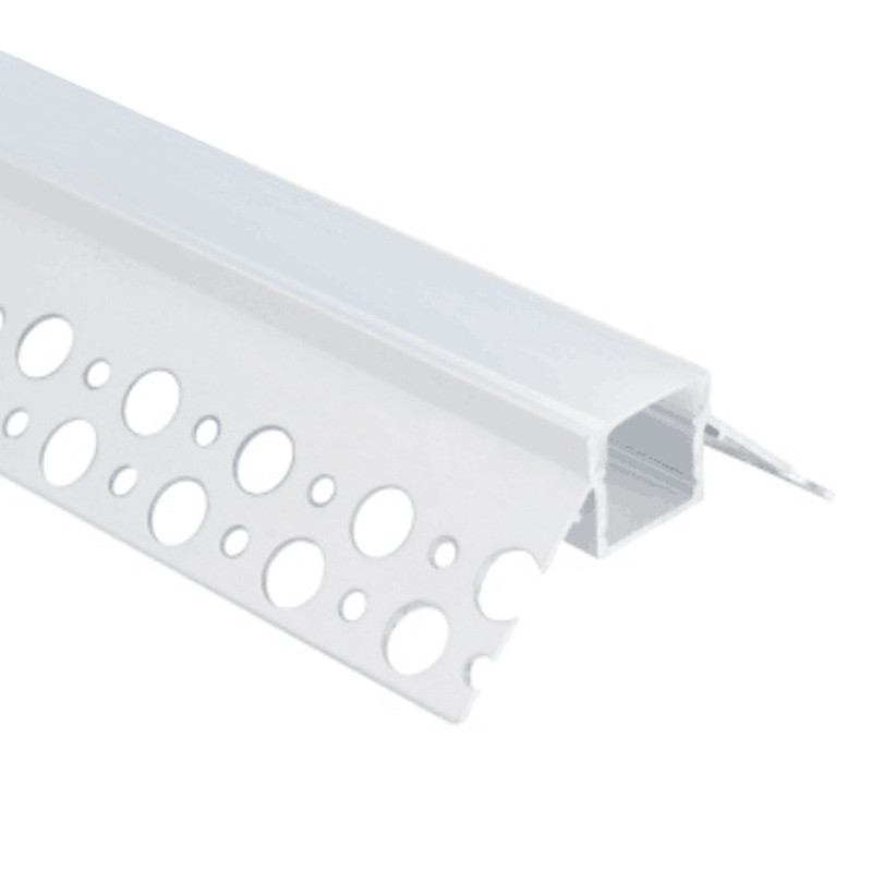 W53.5mm Gypsum Wall LED Plasterboard Profile IP45 Recessed Led Light Profile
