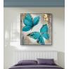 Buy cheap Butterfly Art Oil Paintings Colorful Animal Canvas Modern Style 80 X 80 Cm from wholesalers