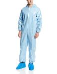 Unisex Disposable Plastic Body Suit Protective Clothing Fluid Resistant S-3XL