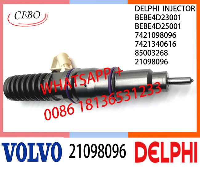 Fuel engine Diesel Injector 21098096 BEBE4D23001 BEBE4D25001 20198087 21340616 85003268 for VOL PENTA MD STAGE II