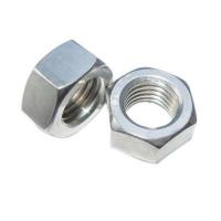 Buy cheap Large Diameter Steel Hex Nuts , Iron Oxide Hex Screw Nut Chinese Standard White product