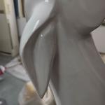 Handmade Standing Fiberglass Dog Statue H155cm