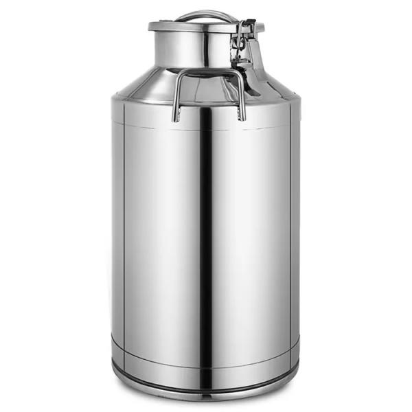 Buy cheap lid type Stainless Steel Milk Container , OEM Ss Milk Can 50L from wholesalers