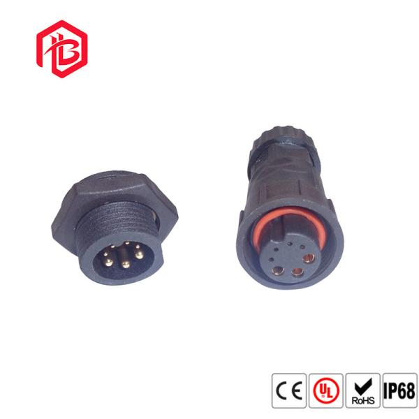Buy cheap Black Solder K19 4 Pole Waterproof Panel Mount Connector from wholesalers