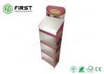 4C Offest Printing Cardboard Floor Displays Eco - Friendly Recyclable For Snacks