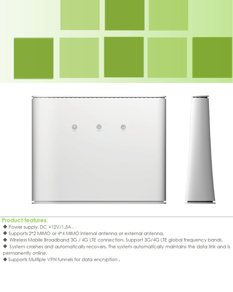 300Mbps Mobile 4G Wifi Router Chip MTK7621A With SIM Card Slot