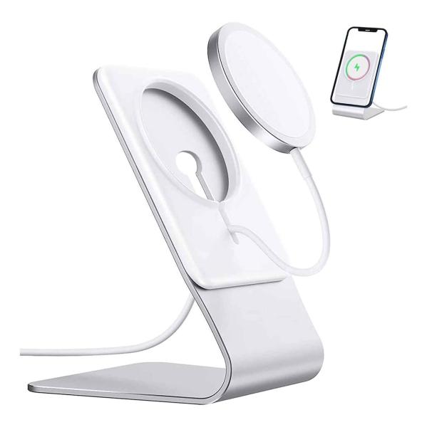 Buy cheap Aluminum Desktop Magsafe Phone Mount 15w Magsafe Charger Holder from wholesalers