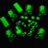 Buy cheap Custom Fluorescent Glow In The Dark Logo Heat Transfer Custom Labels For Clothings from wholesalers