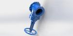 Non Rising Stem Water Gate Valve Epoxy Coated With Top Cap Or Handwheel