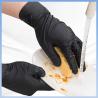 Buy cheap Black Diamond Texture Disposable Nitrile Gloves Powder Free For Automobile Industrial from wholesalers