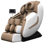 Leather Heated Back And Seat Massager 4d Electric Massage Chair Zero Gravity