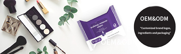 Non Comedogenic Fragrance Free Makeup Removal Wipes 6 Pack of 25 Count