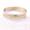 Buy cheap Classic Oval Bangle Bracelet Stainless Steel Couple Bangle Bracelet from wholesalers