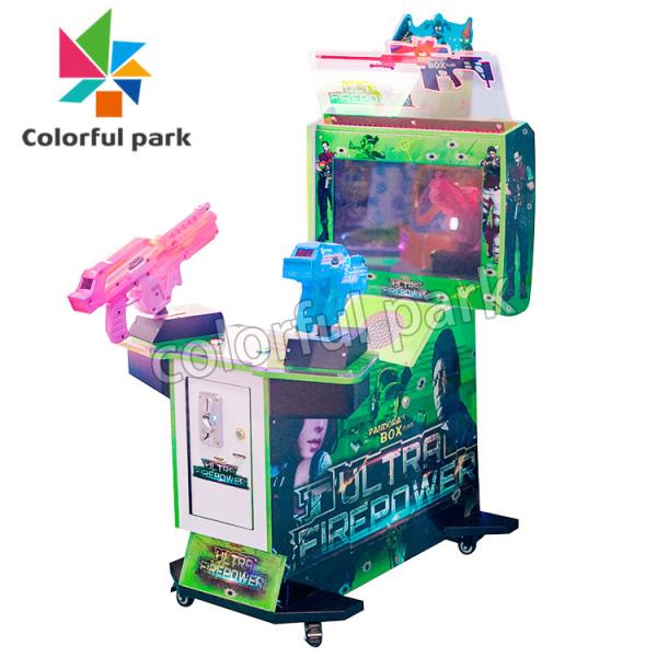 Buy cheap Coin Opertaed Games gun shooting coin pusher aliens extermination game machine shooting arcade games for sale from wholesalers