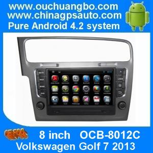 Wholesale Ouchuangbo Android 4.2 DVD Radio GPS Navi for Volkswagen Golf 7 2013 3G Wifi Audio SD WIFI from china suppliers