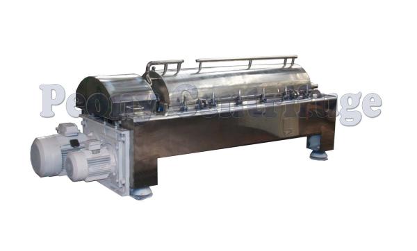 Quality PLC Control Stainless Steel Pharmaceutical Decanter Centrifuge With Gear Box System for sale