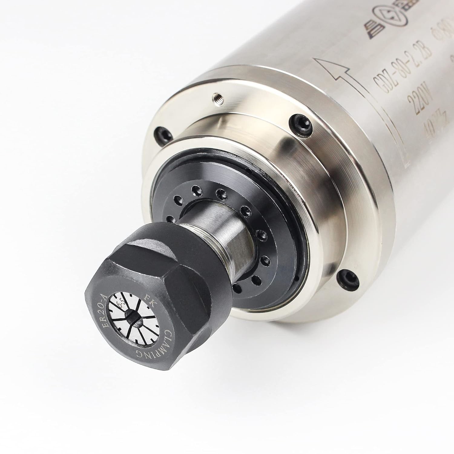 2.2KW Water Cooling Spindle Motor 220V 24000RPM For CNC Woodworking Engraving