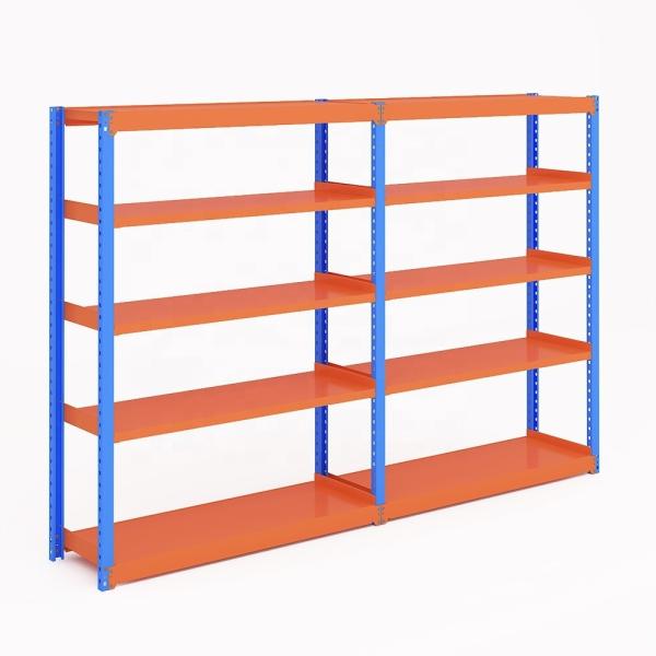 Heavy Duty and Sturdy 2 Bay 5 Tier Storage Boltless Shelving Rack for Industrial