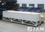 30 Horizontal Cement Silo High Efficiency Belt Conveyor Concrete Batching Plant