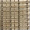 Buy cheap High Strength Woven Brass Wire Mesh Panels Zinc Plating from wholesalers