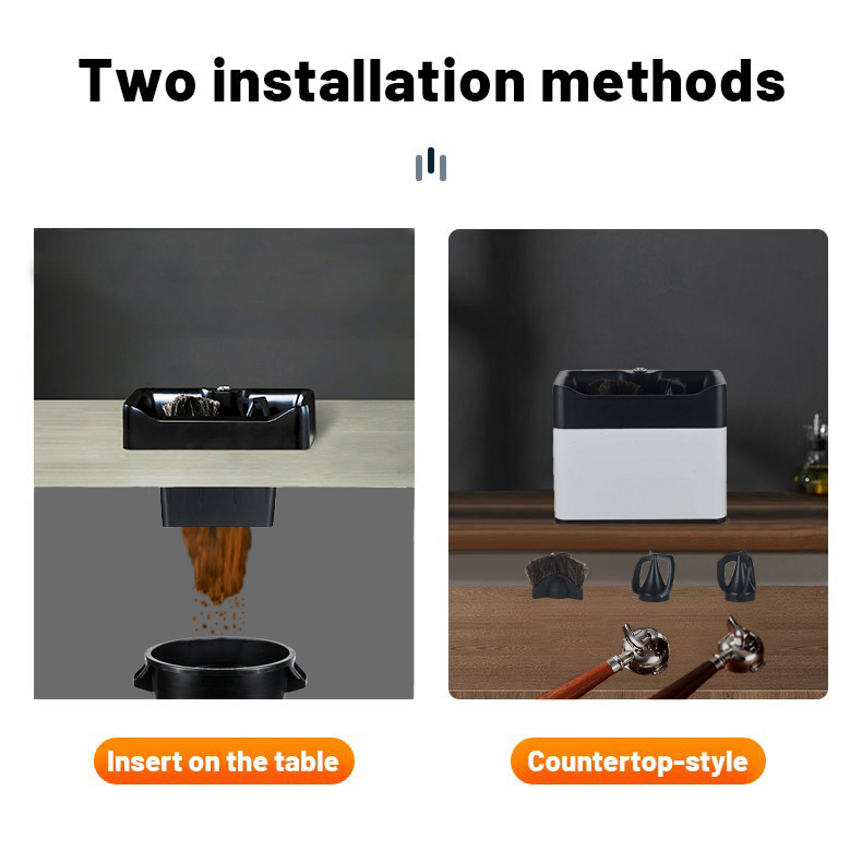 Cleaning Electric Espresso Portafilter Cleaner with Cleaning Brushes and 350rpm Speed