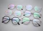 Square Metal Frame Eyeglasses Sleek Framework With Flex Temple Length