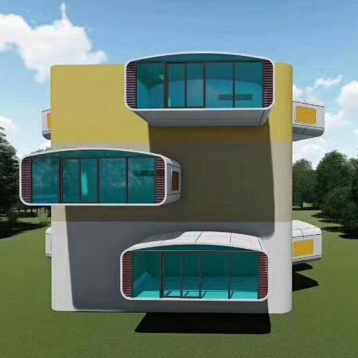 Buy cheap Container Light Gauge Steel House / Energy Efficient Prefab Homes 2 - 3 Floors from wholesalers