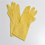 Reusable Flocklined Kitchen Rubber Gloves anti-Chemicals Household rubber gloves