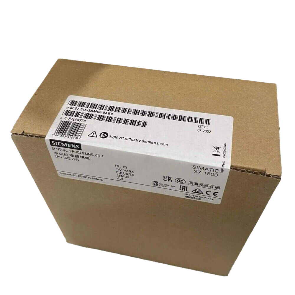 SIEMENS PLC SIMATIC S7-1500 CPU 1514SP-2 PN 6ES7514-2DN03-0AB0 CENTRAL PROCESSING UNIT WITH WORK
