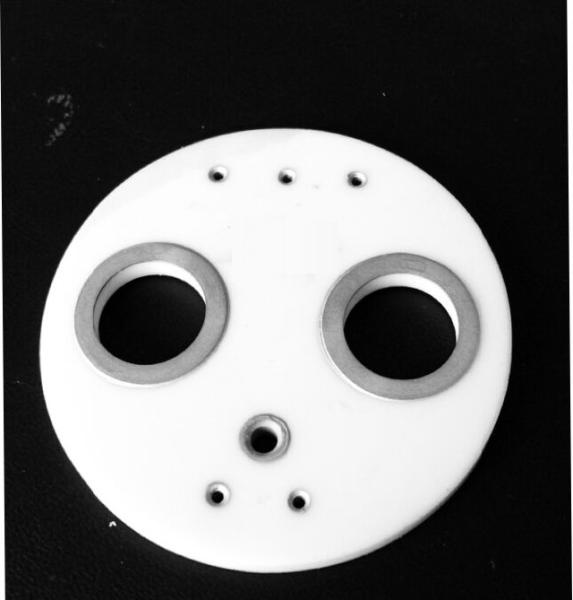 Buy cheap Vacuum Metallized Alumina Ceramics Gasket Lightweight Electronic Ceramic Components from wholesalers