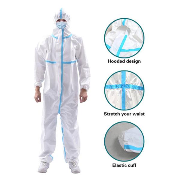 Buy cheap Anti Virus Disposable Isolation Gown , Hospital Waterproof Isolation Gown from wholesalers