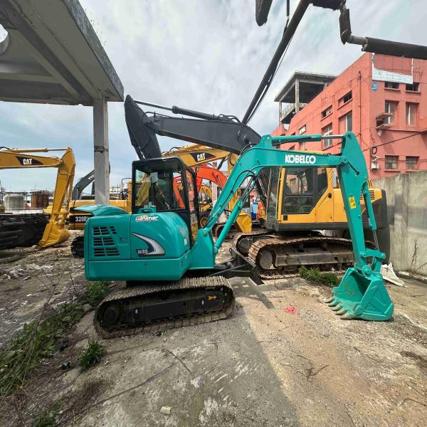 Buy cheap Used Kobelco Digger SK60 Secondhand 6ton Small Type Mini Crawler Excavator from wholesalers