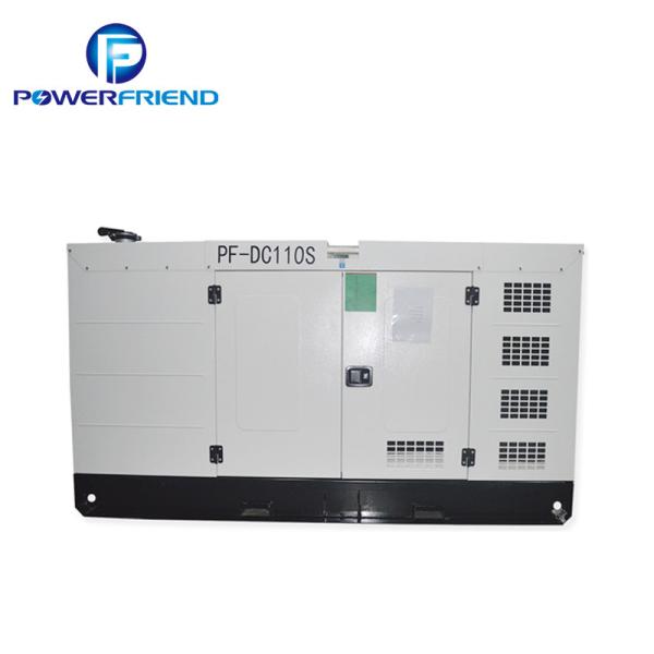 Quality 110KVA 88KW Cummins Generator Set , Silent Dg Set With Stamford Alternator for sale