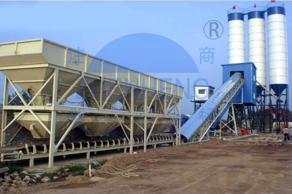 Buy cheap HZS90 Belt Type Concrete Batching Plant, Automatic Concrete Batching Plant from wholesalers