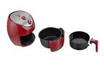 Household Oil Free Digital Fryer Red Color With Detachable Frying Basket