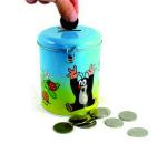 Buy cheap round coin bank tin box from wholesalers