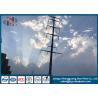 Buy cheap 10-500KV Electric Power Pole Transmission Line Tubular Steel Pole Long Life from wholesalers