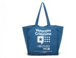 Buy cheap 12oz Blue Carry Big Volume Shopping Cotton Tote Bags from wholesalers