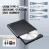 Buy cheap External CD DVD Burner USB 3.0 USB C CD-RW Drive DVD-RW Burner Writer Player from wholesalers