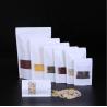 Buy cheap Snack plastic packaging bag Factory customized Food grade white brown kraft paper pouch stand up bag with k from wholesalers