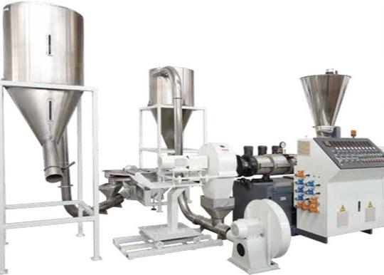 Quality Twin Screw Pelletizing Machine PVC Conical Twin Screw Granulator for sale